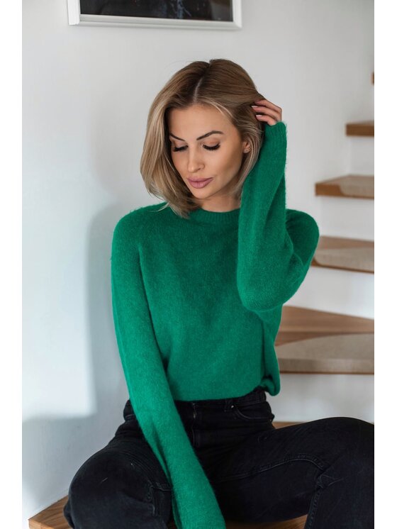 NAOKO NAOKO Sveter Eden Zelená Oversize