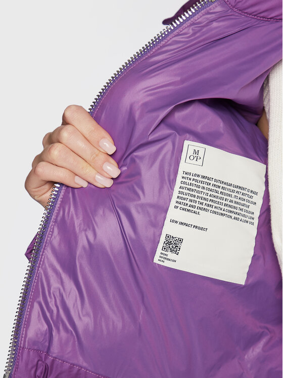 Marc O'Polo Marc O'Polo Pehelykabát 209 0808 70007 Lila Oversize