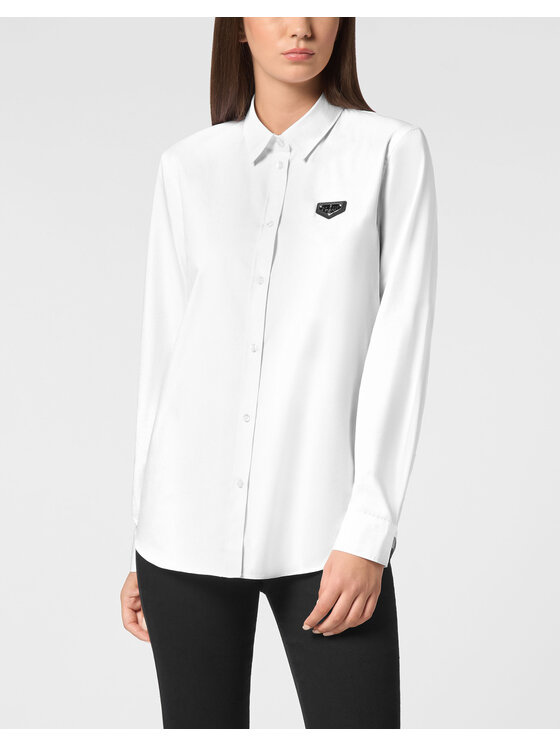 PHILIPP PLEIN PHILIPP PLEIN Camicia 9383 Bianco Fitted Fit
