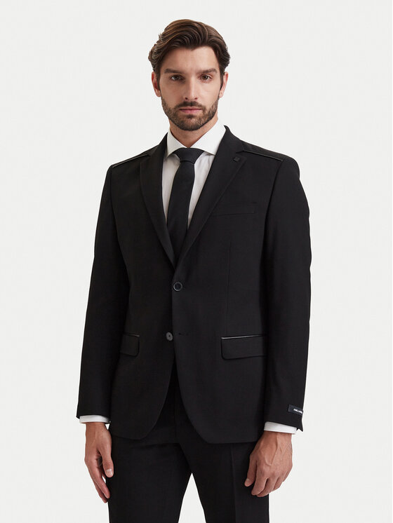 KARL LAGERFELD KARL LAGERFELD Сако 155612 564008 Черен Modern Fit