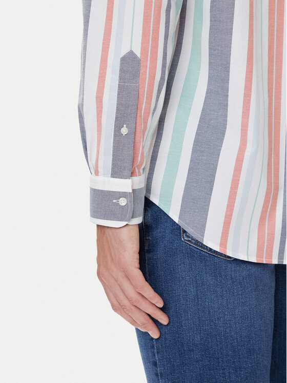 Tommy Hilfiger Tommy Hilfiger Koszula Oxford Regatta MW0MW39476 Kolorowy Regular Fit
