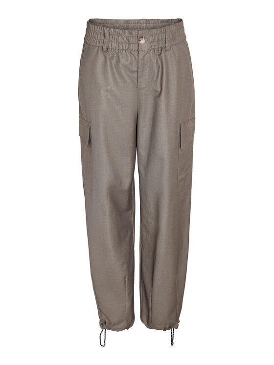 Noisy May Pantaloni di tessuto 27028038 Marrone Cargo Fit, taglia : M