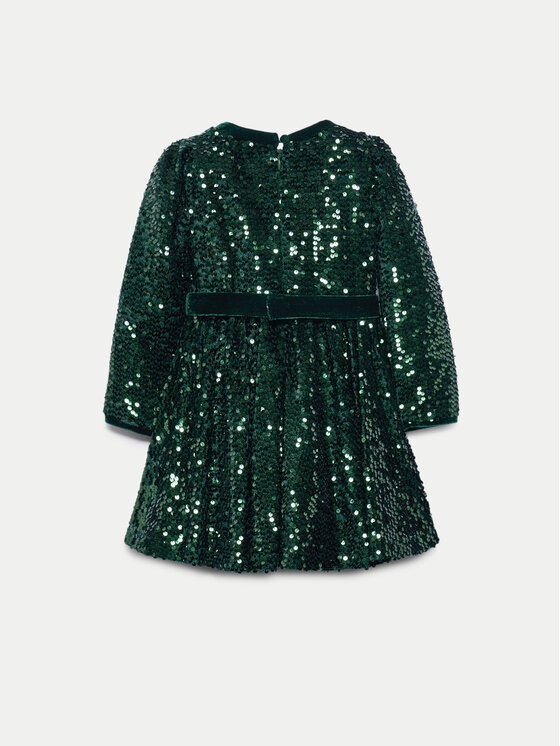 Abel & Lula Abel & Lula Rochie elegantă 5528 Verde Regular Fit