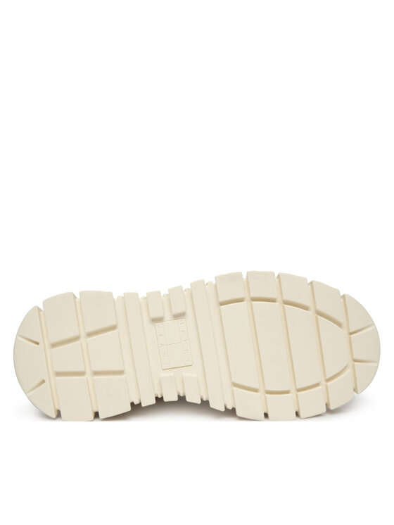 Tommy Jeans Tommy Jeans Sneakersy Tjw Platform Sneaker Leather Mc EN0EN03133 Krémová