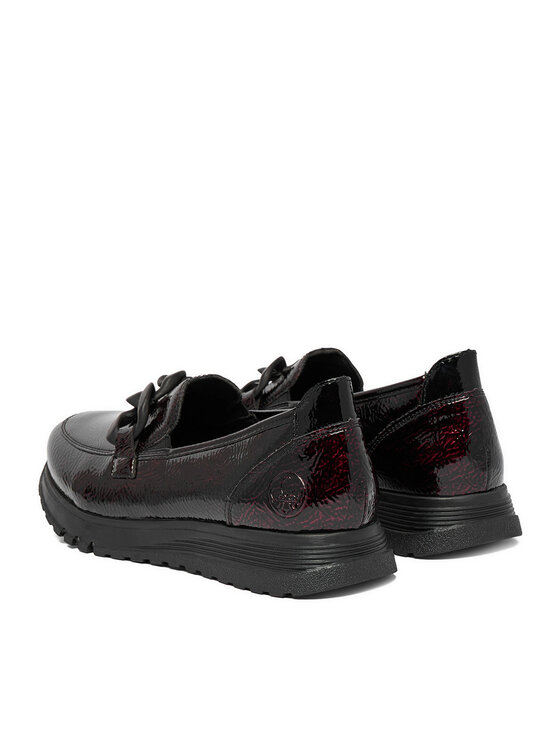 Rieker Rieker Mokasini CEO-49051-35 Bordo rdeča