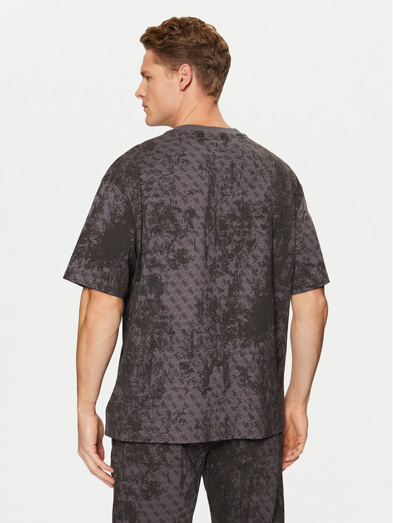Guess Guess Tričko Z5RI16 I3Z14 Čierna Boxy Fit