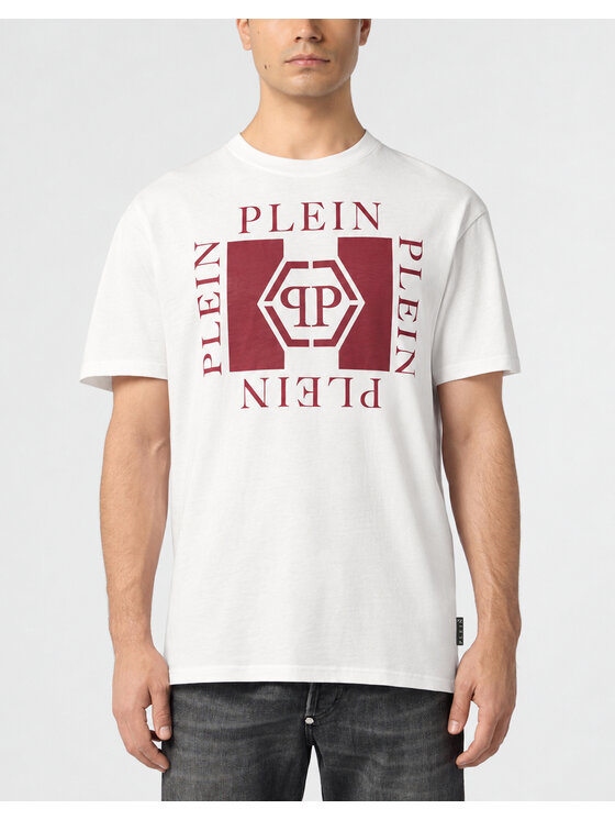 PHILIPP PLEIN PHILIPP PLEIN T-Shirt 31676 Biały Regular Fit