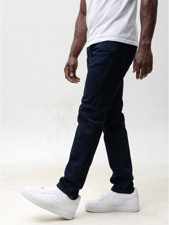 MyStars MyStars Jeansy proste klasyczne dżinsowe 131620 Niebieski Regular Fit