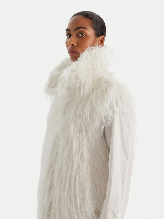 PINKO PINKO Pelliccia 106044 A2ZO Z14 Bianco Regular Fit
