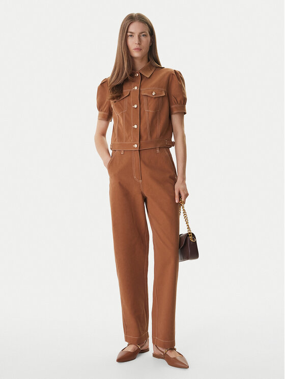 Guess Guess Дънки W6GB10 W1805 Кафяв Relaxed Fit