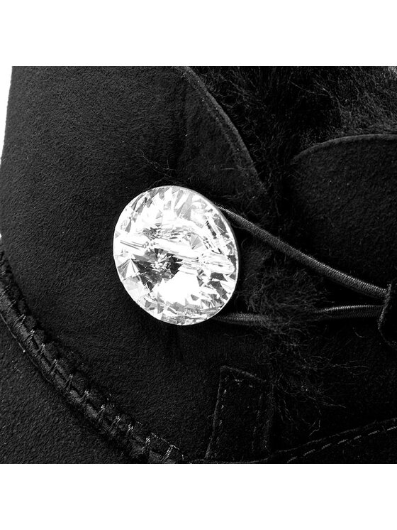 Ugg Ugg Hótaposó W Mini Bailey Button Bling 1016554 Fekete
