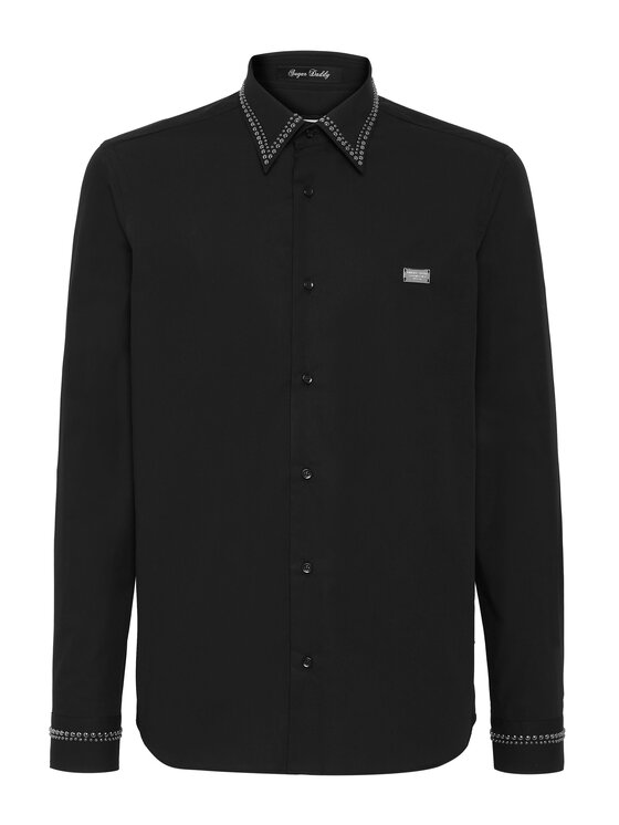 PHILIPP PLEIN PHILIPP PLEIN Košile 9267 Černá Fitted Fit