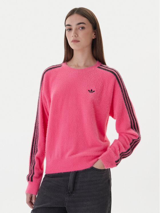 adidas adidas Mikina adicolor Holiday JX7811 Růžová Loose Fit