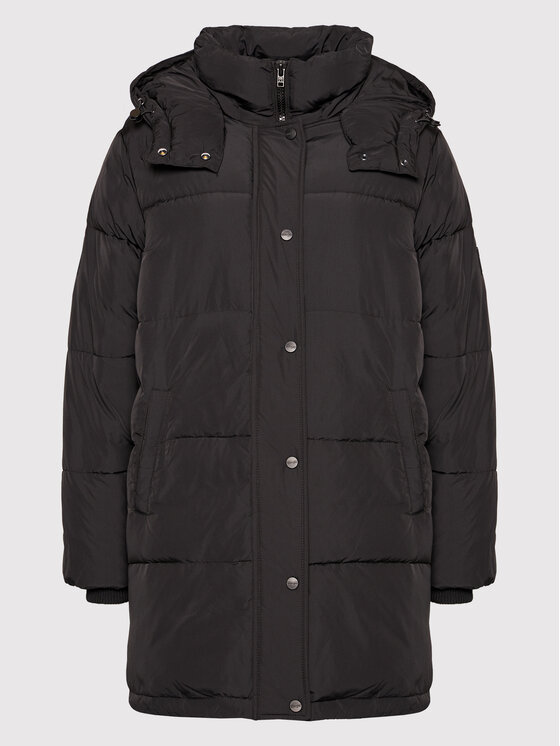 Wrangler Wrangler Kurtka zimowa Long Puffer W4S8VJ100 112141389 Czarny Regular Fit