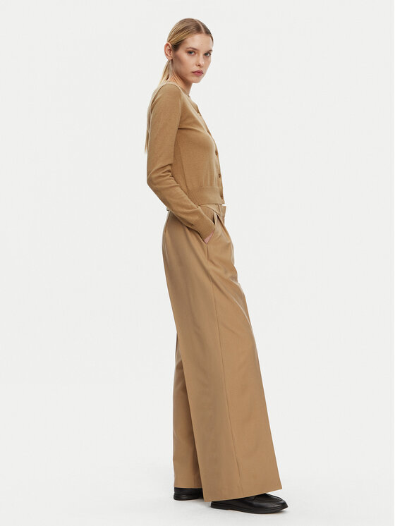 2NDDAY 2NDDAY Παντελόνι Palazzo Mille 2252162151 Μπεζ Wide Leg