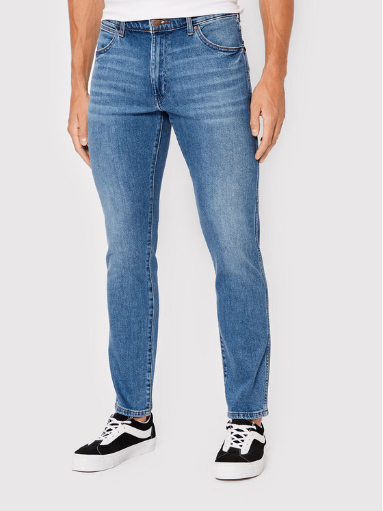 Wrangler Wrangler Farmer Larston W18SJX21Y 112322663 Kék Slim Tapered Fit