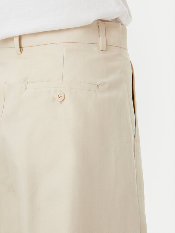 Weekend Max Mara Weekend Max Mara Bermuda kratke hlače Ecuba 2515141032 Écru Regular Fit