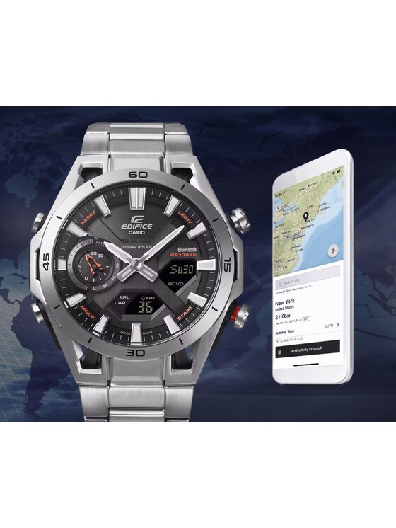 Casio Casio Hodinky ECB-2300DC-1AEF Černá