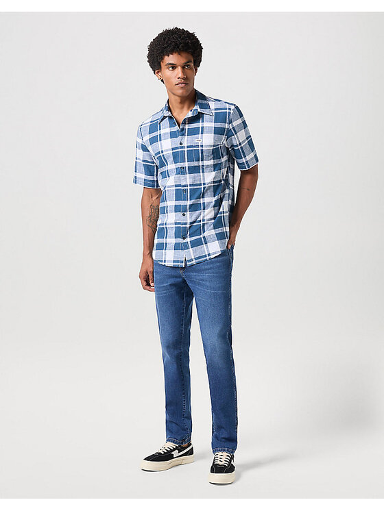 Wrangler Wrangler Jeansy VEGAS SLIM Niebieski Slim Fit