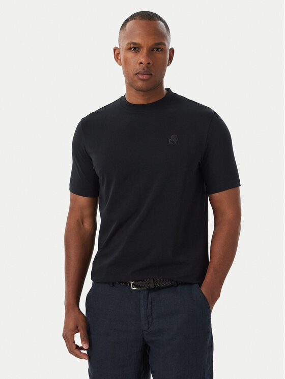KARL LAGERFELD Tricou 755750 562221 Bleumarin Regular Fit