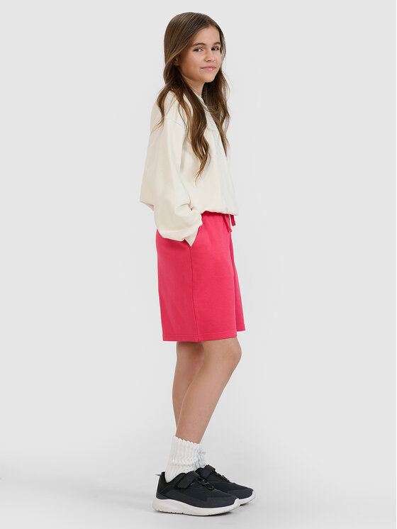 4F 4F Szorty sportowe BASIC+ Różowy Oversize