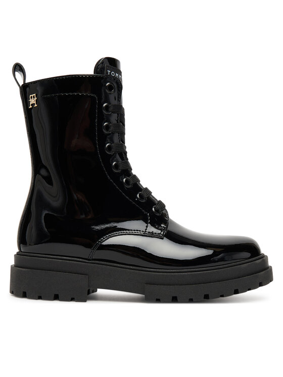 Tommy Hilfiger Trapery Lace-Up Bootie T4A5-34025-0775 S Czarny