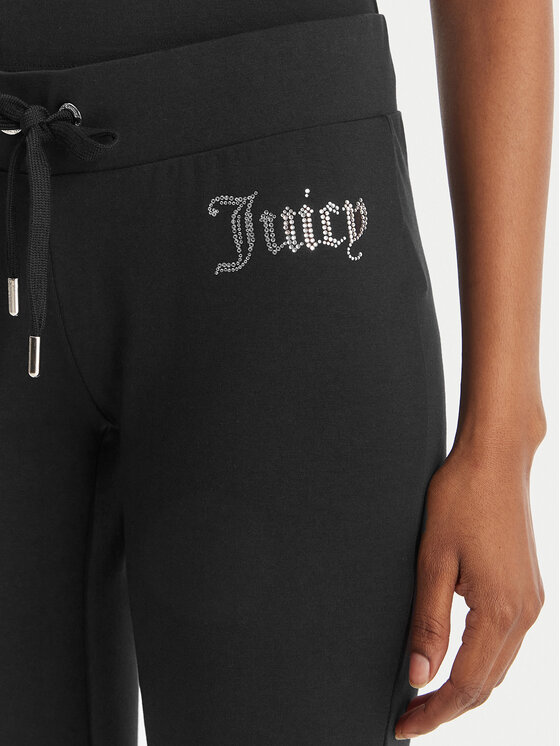 Juicy Couture Juicy Couture Spodnji del trenirke Christine JCWBJ126309 Črna Flared Leg