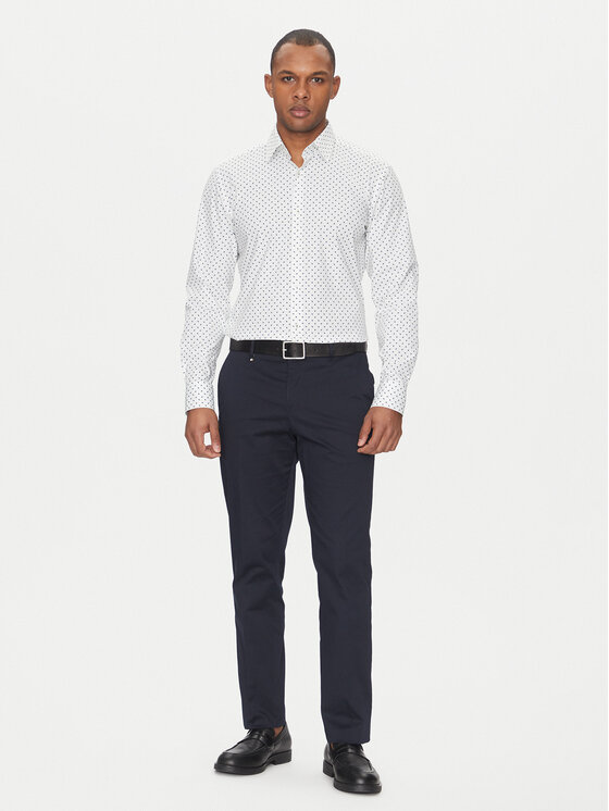 BOSS BOSS Marškiniai 50532828 Žydra Slim Fit