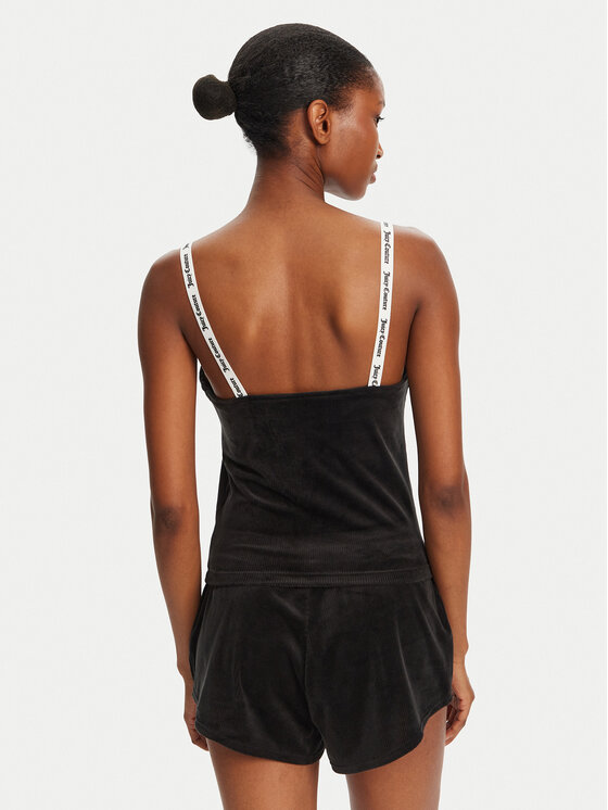 Juicy Couture Juicy Couture Top Elina JCLCT125501 Čierna Slim Fit