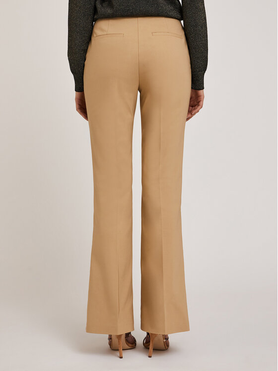 Motivi Motivi Pantaloni di tessuto P259Q003883N002 Écru Flare Fit