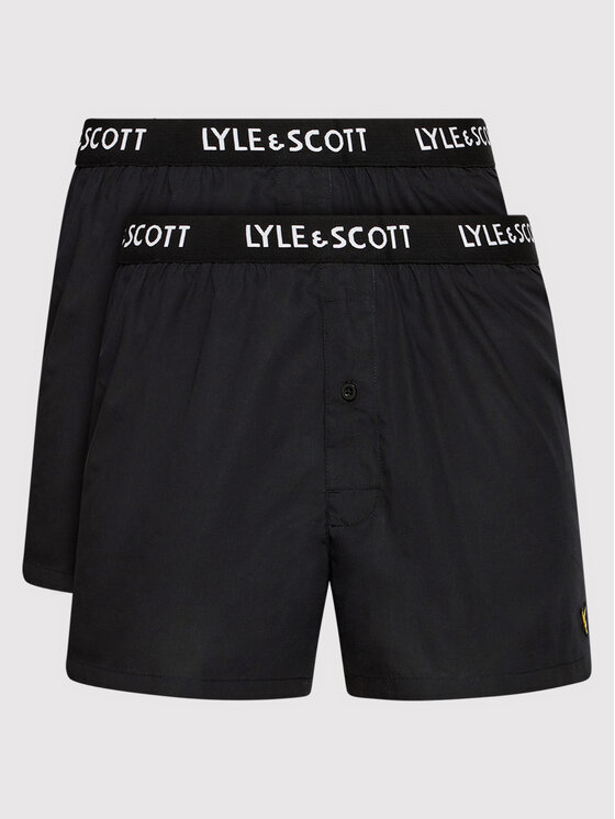 Lyle & Scott Lyle & Scott Bokserių komplektas Dylan LSBOXER006 Juoda
