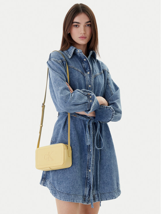 Calvin Klein Calvin Klein Rankinė Bold Ck Camera Bag LV04F3220G Smėlio