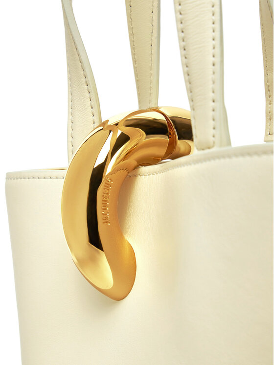 JACQUEMUS JACQUEMUS Kabelka Le Petit Bambol 24H243BA389-3173 Krémová