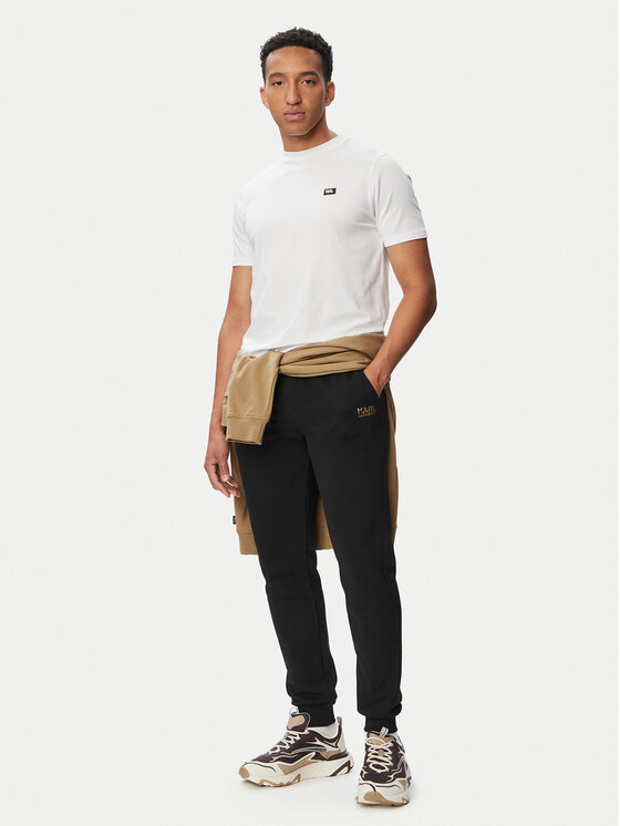 KARL LAGERFELD KARL LAGERFELD Pantaloni trening 705782 563917 Negru Regular Fit