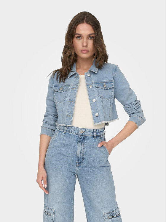 ONLY ONLY Farmer kabát Wonder 15256098 Kék Regular Fit