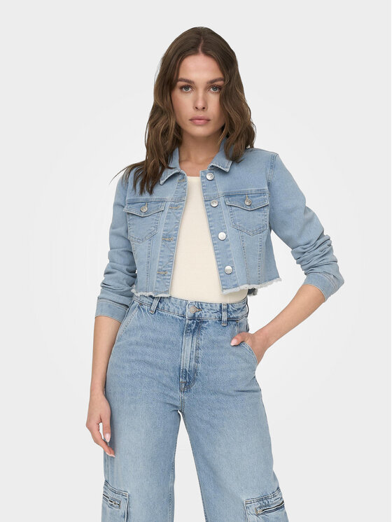 ONLY Jeans jakna Wonder 15256098 Modra Regular Fit