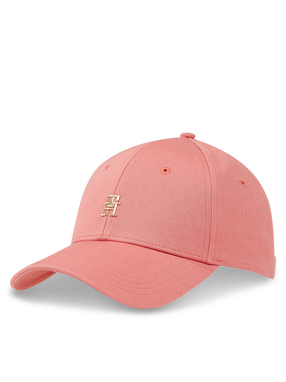 Șapcă Tommy Hilfiger Essential Chic Cap AW0AW15772 Roz