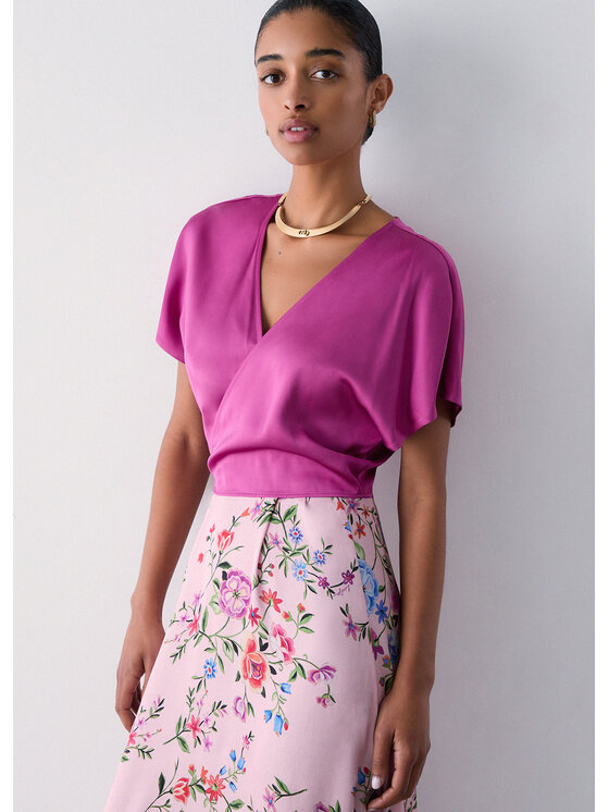 Liu Jo Liu Jo Top CA6306T522AP9632 Różowy Regular Fit