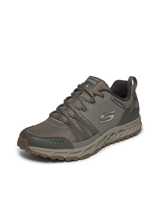 Skechers Skechers Półbuty 51591-DKTP Zielony ciemny