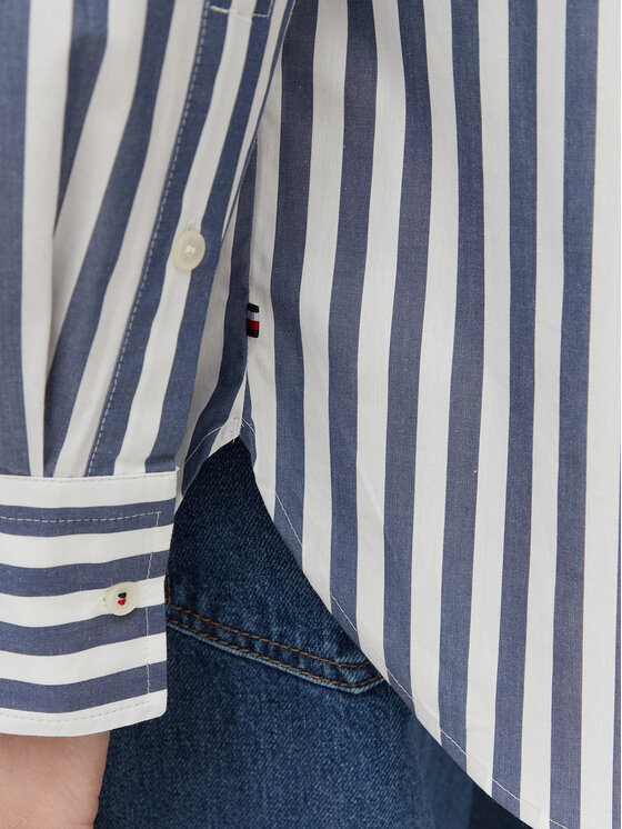 Tommy Hilfiger Tommy Hilfiger Πουκάμισο WW0WW45612 Ανοιχτό μπλε