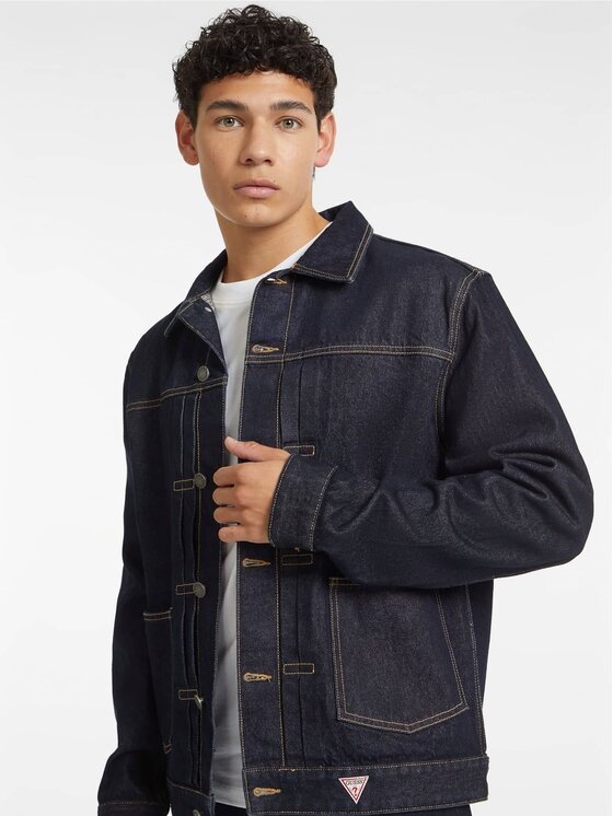 Guess Jeans Guess Jeans Kurtka przejściowa 169883 Niebieski Classic Fit