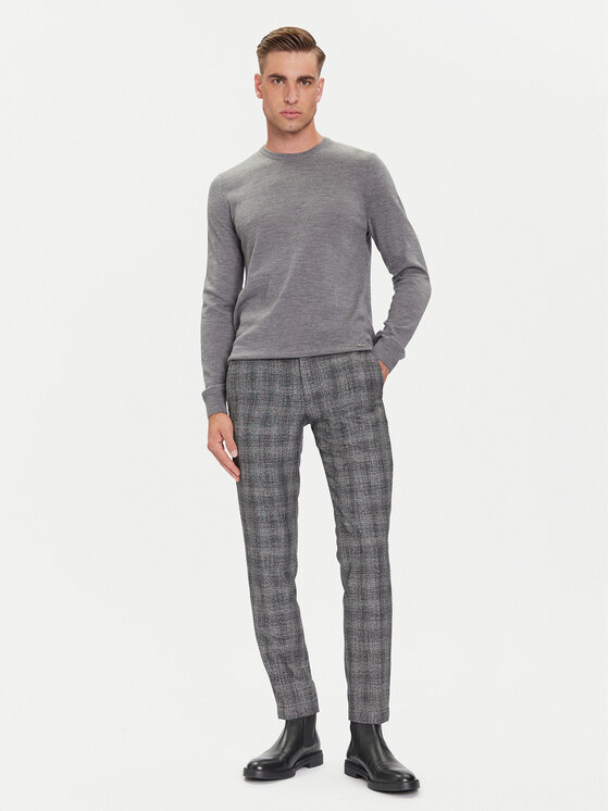 JOOP! JOOP! Pulover 17 Jk-01Denny 30032601 Gri Modern Fit