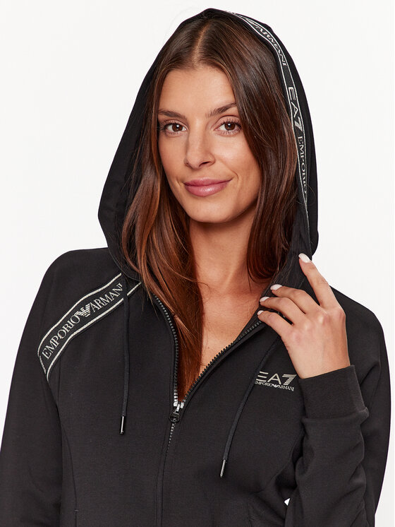 EA7 Emporio Armani EA7 Emporio Armani Pulóver 6RTM26 TJKWZ 1200 Fekete Regular Fit