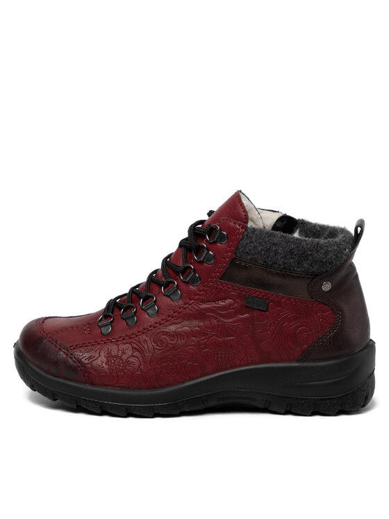 Rieker Rieker Škornji L7144-35 Bordo rdeča