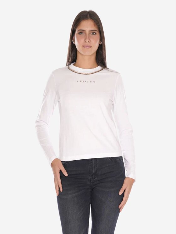 Yes Zee Yes Zee Maglione Maglia donna Bianco Regular Fit