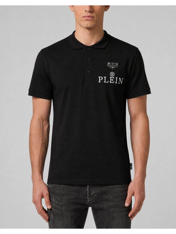 PHILIPP PLEIN PHILIPP PLEIN Polo 31624 Nero Slim Fit