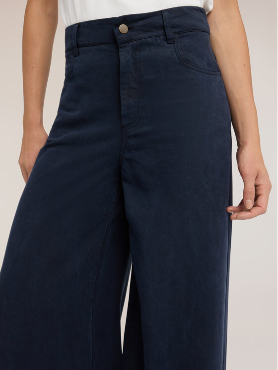 Motivi Motivi Pantaloni di tessuto P08SQ005033N034 Blu Over Fit
