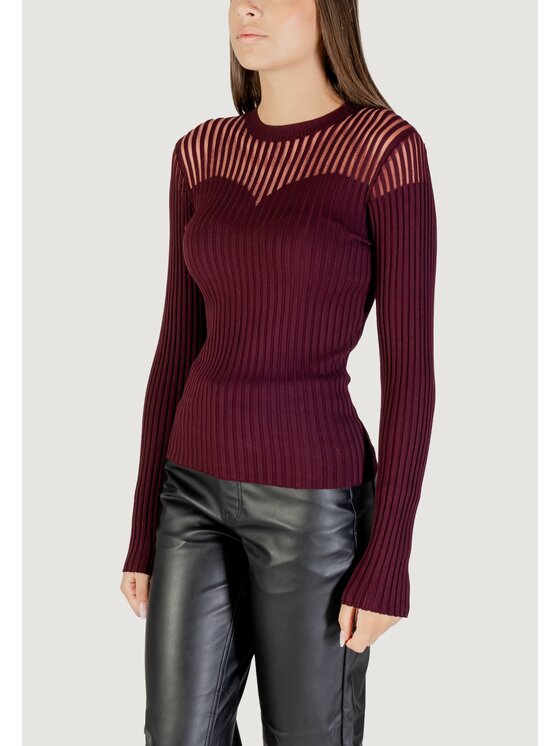 Morgan De Toi Morgan De Toi Maglione 252-MAMDO Viola Casual Fit