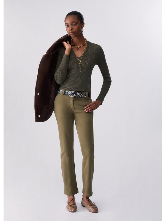 Liu Jo Liu Jo Maglione WF6100MA77Q90510 Verde Regular Fit