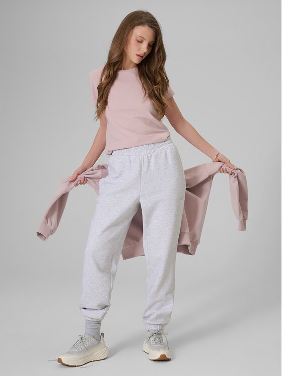 4F 4F T-shirt 4FRSS26TTSHF3628-56S Rosa Slim Fit